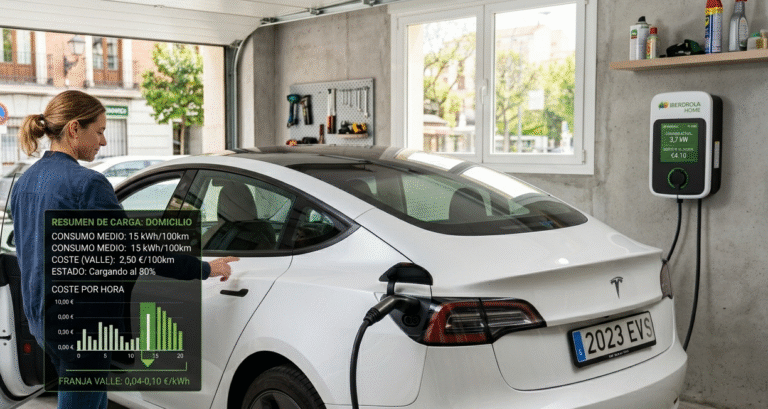 Cuanto consume un coche eléctrico al cargar