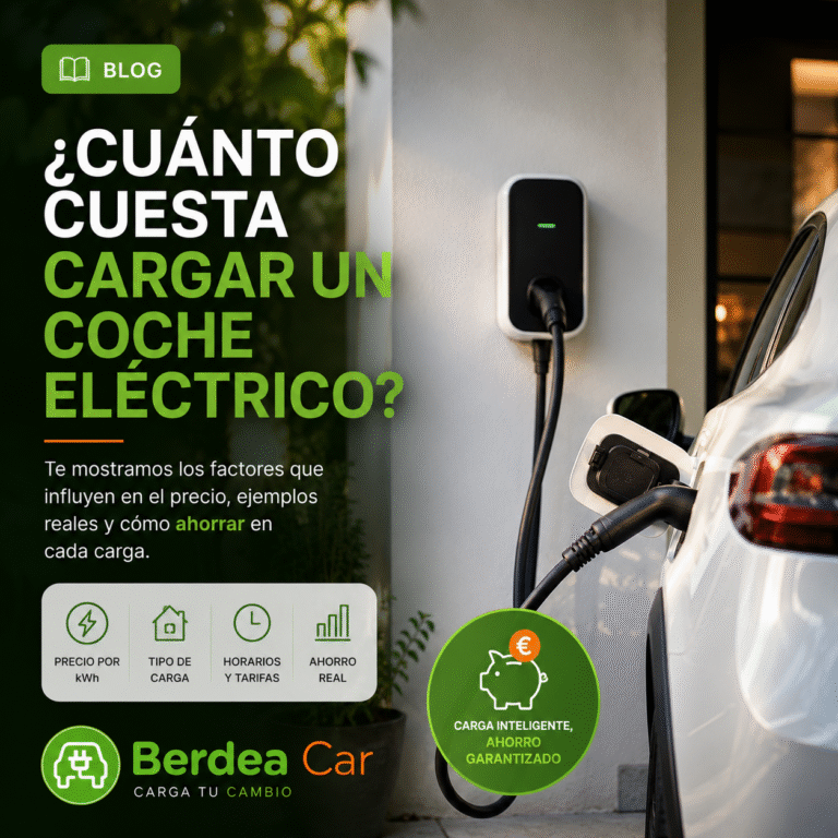 cuánto cuesta cargar un coche eléctrico